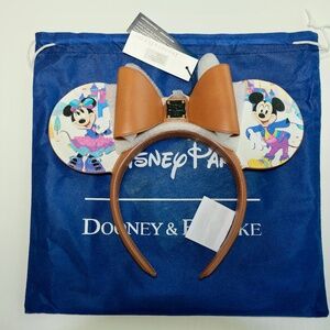 Dooney&Bourke Disneyland 70th Anniversary Ear Headband•Mickey&Minnie•Limited